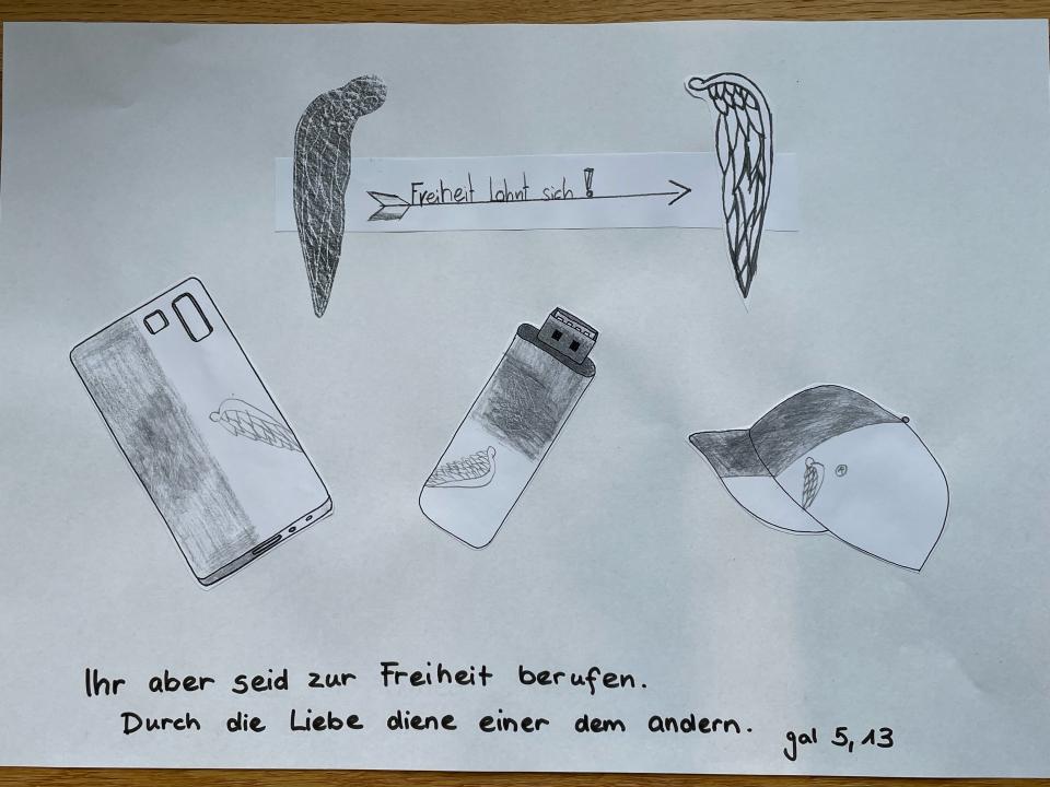 Impressionen aus der Relistunde der 6. Klässler mit Katechetin Iris Reisch
