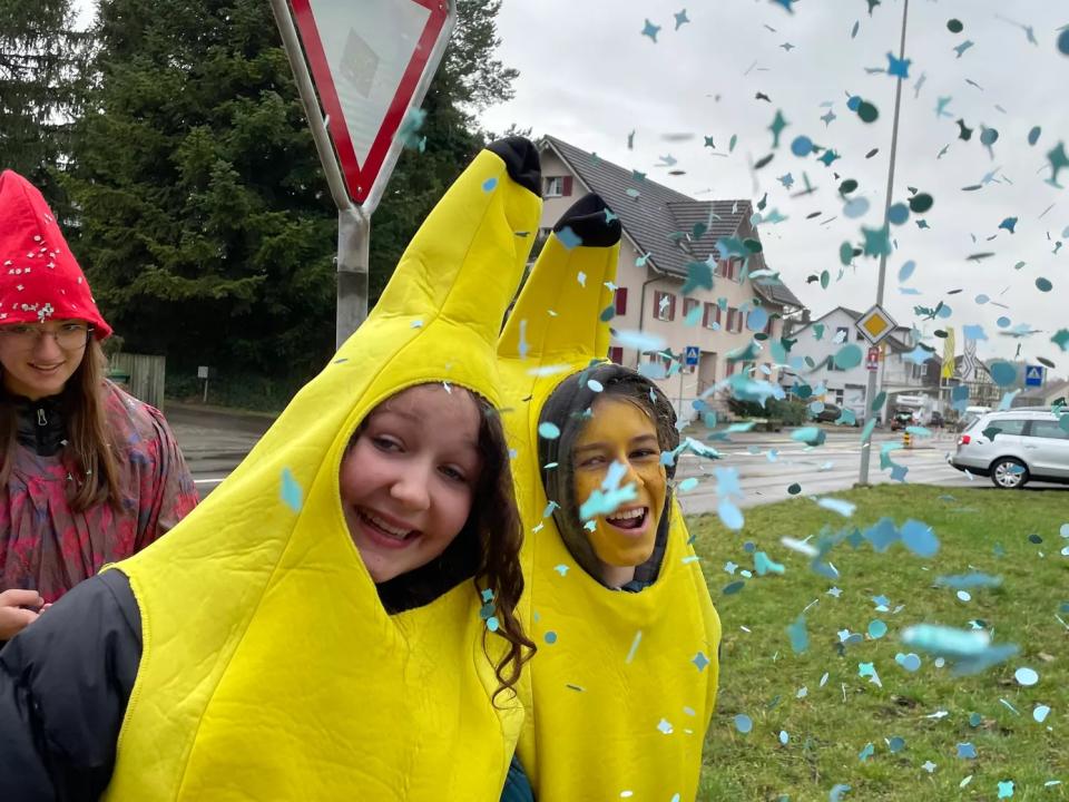 so viel Konfetti