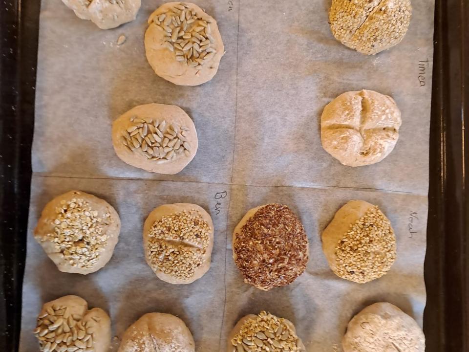 Die selbstgebackenen Brote für den Zvieri