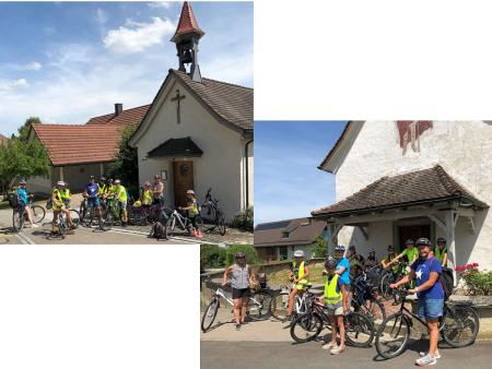 Mini-Velotour durch unsere Pfarreien