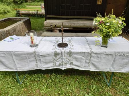 Waldgottesdienst in der Gibelhütte vom 22. Mai
