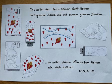 Impressionen aus dem Religionsunterricht der 6. Klässler
