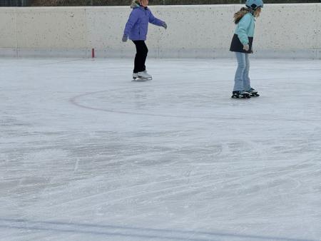 mit Schwung übers Eis