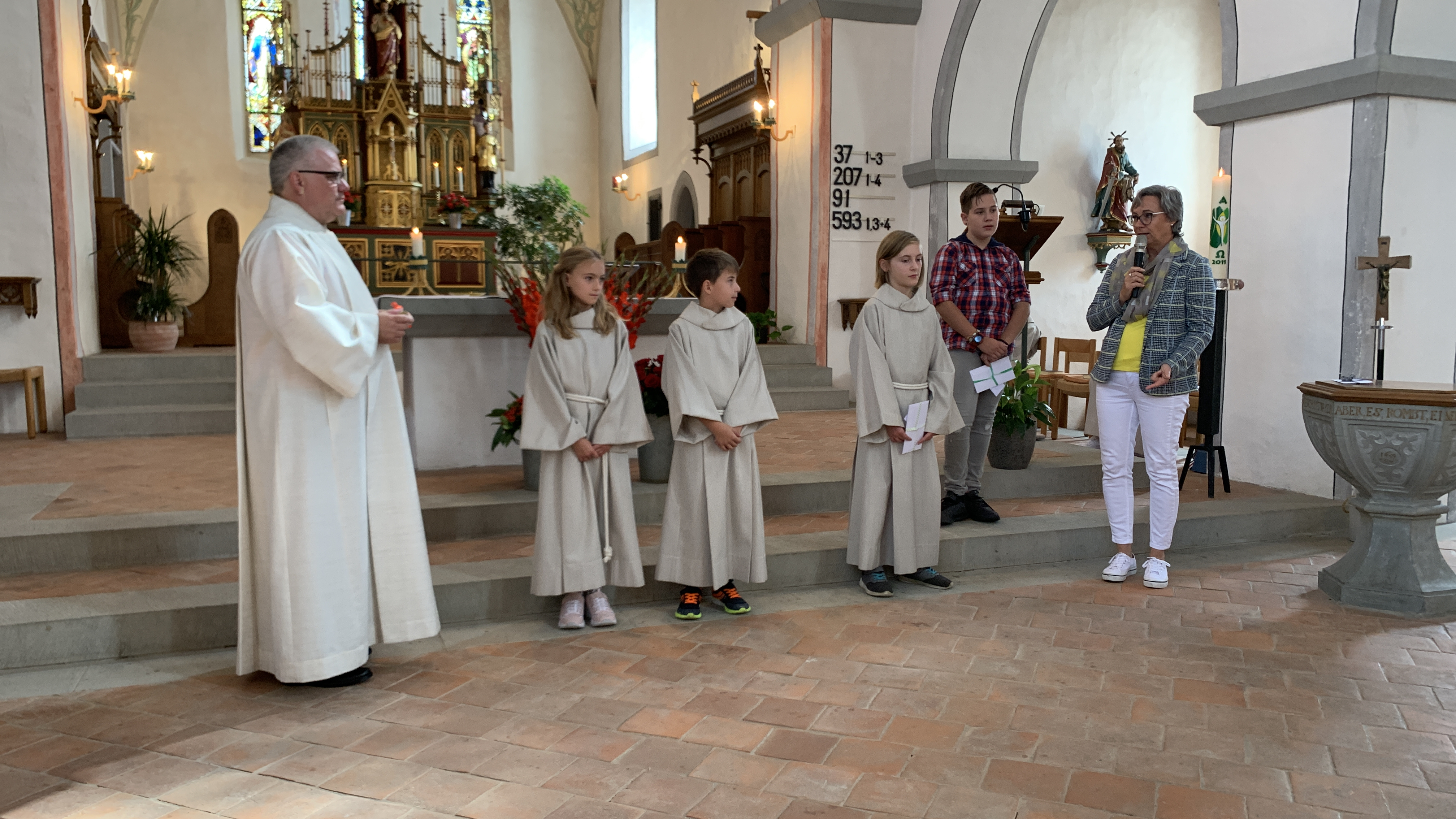 Ministranten Aufnahme und Verabschiedung